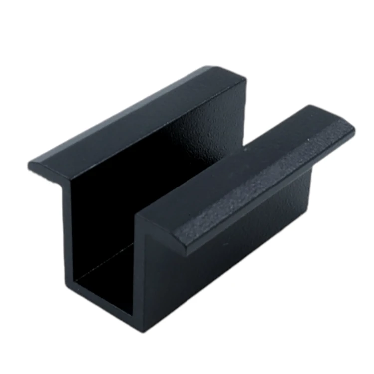 Pince central H24 Aluminium 6060 Trou M8 Peint PV-04-15