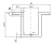 Pince central H24 Aluminium 6060 Trou M8 Peint PV-04-15 (3)