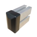 UFR Afdekstop voor profiel 80 x 40 zwart PV-19-03 (2)