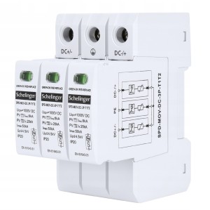 Limiteur de surtension Schelinger 3P 8kA DC 1000V