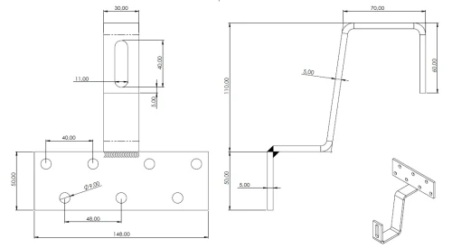 Dakhaak T gelast 110 mm A2 TS PV-08-44 (2)