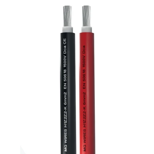DC zonnekabel 1x6mm2 zwart MG Wires Klasse D - CPR PV-200-dc1x6-01