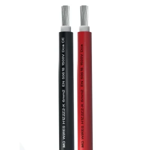 Câble solaire DC 1x4mm² noir MG Wires classe D – CPR