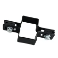 Collier intermédiaire pour panneaux de clôture 40x60 noir GPV-700-02 (2)