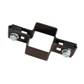 Collier intermédiaire pour panneaux de clôture 40x60 brun GPV-700-05 (2)