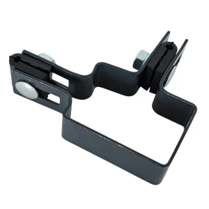 Collier d'angle pour panneaux de clôture 40x60 anthracite graphite