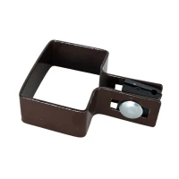 Collier de fin pour panneaux de clôture 40x60 brun