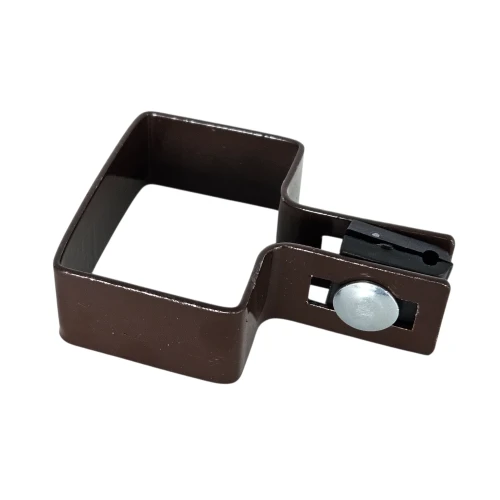 Collier de fin pour panneaux de clôture 40x60 brun GPV-700-15