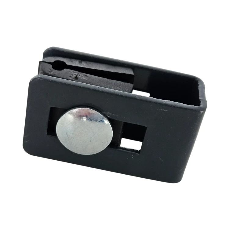Collier universel support connecteur pour panneaux de clôture anthracite graphite GPV-700-16
