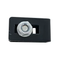 Collier universel support connecteur pour panneaux de clôture anthracite graphite GPV-700-16 (2)