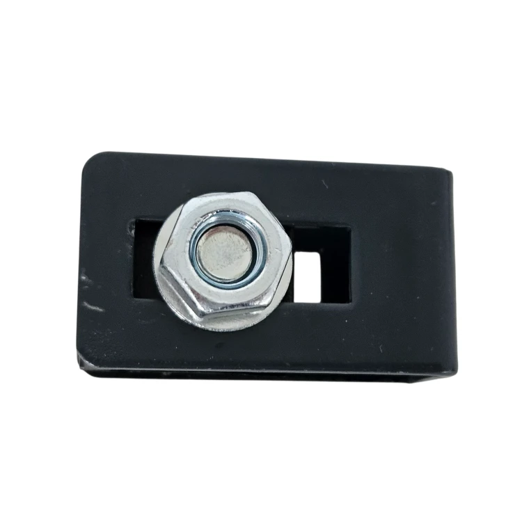 Universele klem beugel connector voor hekpanelen antraciet grafiet GPV-700-16 (2)