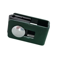 Collier universel support raccord pour panneaux de clôture vert