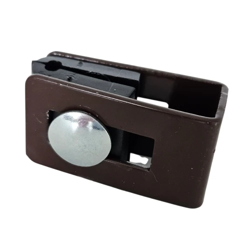 Collier universel support connecteur pour panneaux de clôture brun GPV-700-20 (2)