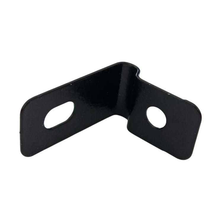 Collier support 1/2 pour panneaux de clôture noir GPV-700-27