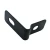 Collier support 1/2 pour panneaux de clôture noir GPV-700-27 (2)