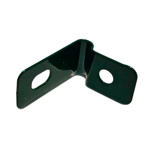 Collier support 1/2 pour panneaux de clôture vert GPV-700-28 (2)