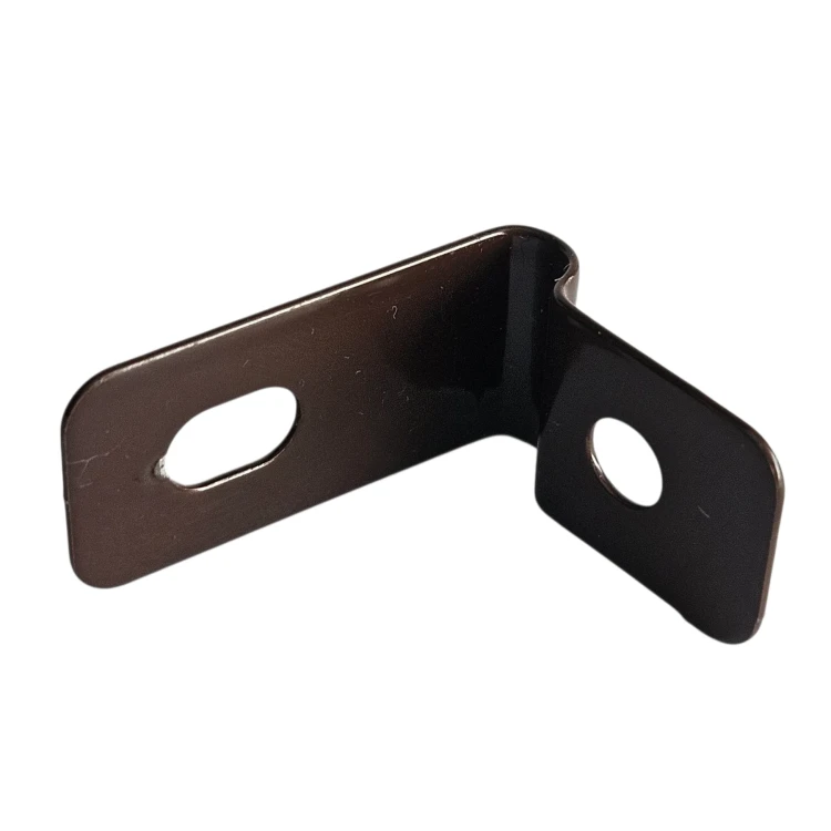 Collier support 1/2 pour panneaux de clôture brun GPV-700-30