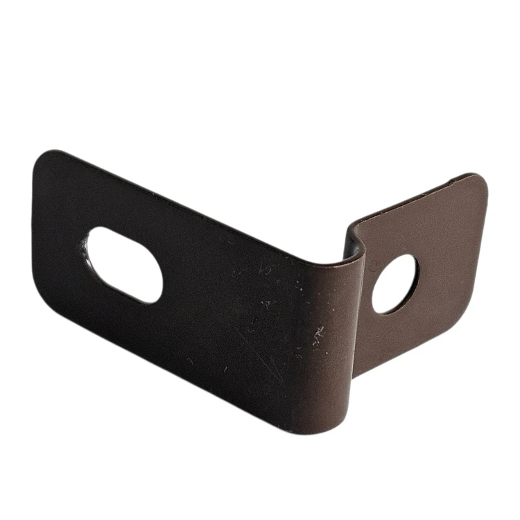 Collier support 1/2 pour panneaux de clôture brun GPV-700-30 (2)