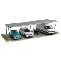Carport Abri de voiture VICA 2x2 cars