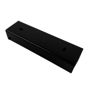 Profil en U connecteur support pour soubassement 200x55 noir