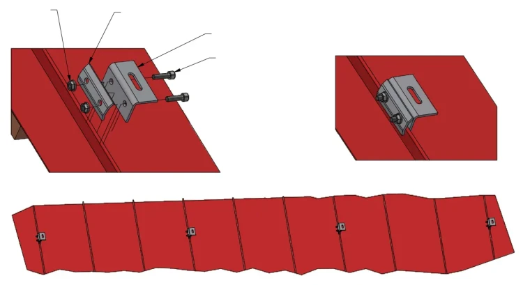 Plaatnaadklem / Staande naadklem H17 1.4016 PV-08-21 (6)