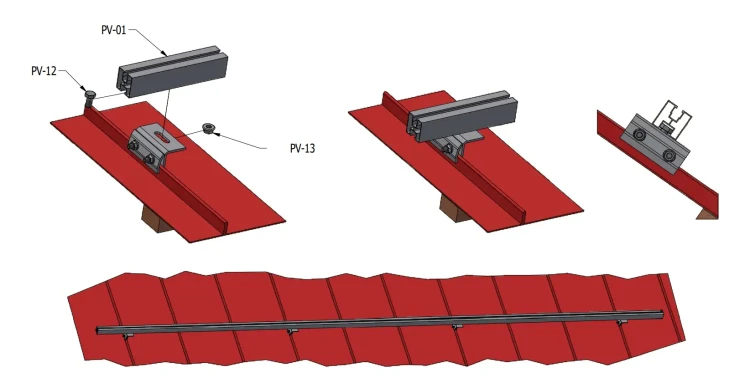 Plaatnaadklem / Staande naadklem H17 1.4016 PV-08-21 (5)