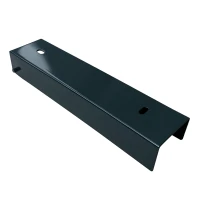 Profil en U connecteur support pour soubassement 250x55 anthracite graphite