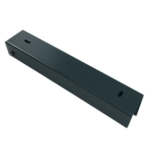 Profil en U connecteur support pour soubassement 300x55 anthracite graphite