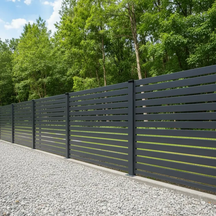 Słupek Ogrodzeniowy 80x80 mm Grafit GPV-700-73 (6)