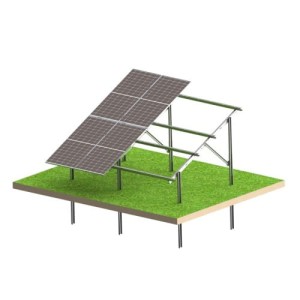Structure photovoltaïque au sol Ultra Strong 8 panneaux N2V