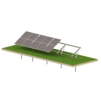 Structure photovoltaïque au sol Strong 8 panneaux T1V