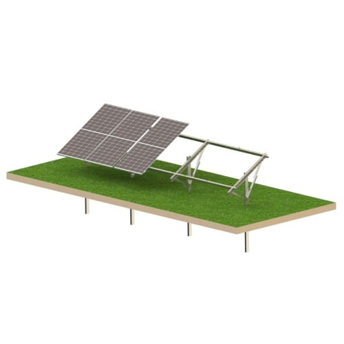 Structure photovoltaïque au sol Ultra Strong 6 panneaux T1V GPV-T1V-US6 (1)
