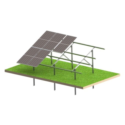 Structure photovoltaïque au sol Light 12 panneaux N2V GPV-N2V-L12 (1)