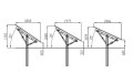 Structure photovoltaïque au sol Light 6 panneaux T1V GPV-T1V-L6 (3)