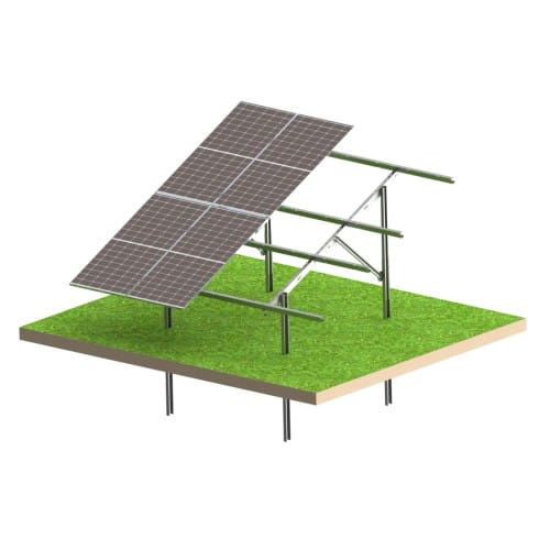 Structure photovoltaïque au sol Light 8 panneaux N2V GPV-N2V-L8 (1)