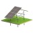 Structure photovoltaïque au sol Light 8 panneaux N2V GPV-N2V-L8 (1)