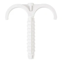 Korte tweearmsbeugel voor bevestiging van installatiebuizen 60 stuks