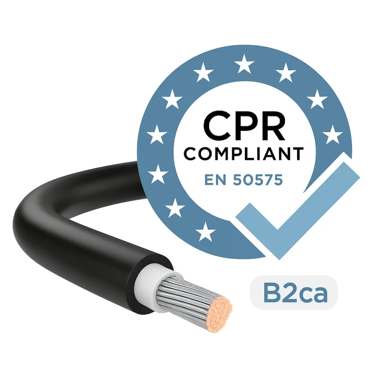 Câble pour installations photovoltaïques H1Z2Z2-K classe B2 (CPR) Noir 4mm ININFLAMMABLE 000-116 (2)