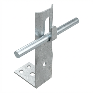 Fixation d'angle à serrage h=8cm galvanisé électrolytique