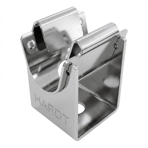 Poteau bas pour fil h=15mm acier inoxydable résistant aux acides