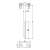 Support pour fil à visser h=12cm galvanisé électrolytique 000-150 (2)