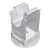 Poteau bas pour fil avec socle en plastique h=20mm acier inoxydable résistant aux acides 000-149 (3)