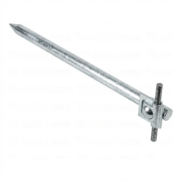 Piquet d'ancrage avec blocage l=35cm acier galvanisé électrolytiquement 000-162 (1)