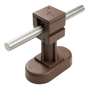 Poteau avec base en céramique marron en plastique