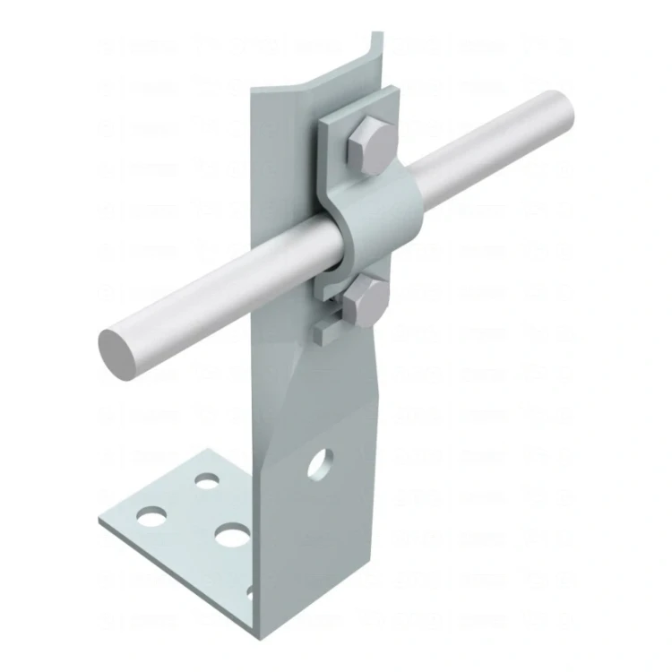 Équerre avec plaque h=8cm galvanisé électrolytique 000-146 (1)