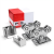 Lot de chariots 60.003.70 plus accessoires (1) 60.00P.70 000-207 (1)