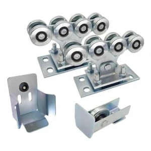 Kit de chariots pour profil 68x68 + accessoires KIT pour portails coulissants