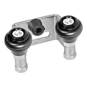 Support de portail 40 avec rouleaux caoutchoutés