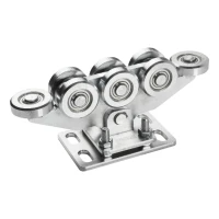 Chariot roulant 80/8 rouleaux en acier