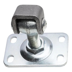 Charnière réglable avec plaque rectangulaire M16 85x55 mm